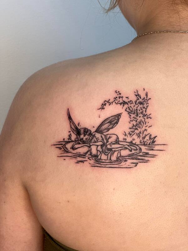 Fairy Tattoo by Haley at Tantrix Body Art