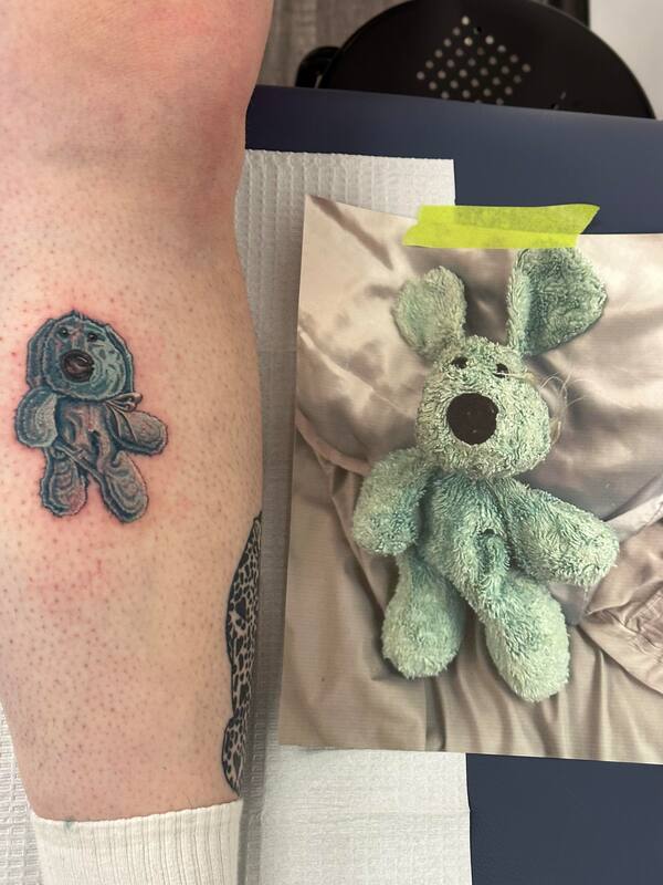 Teddy Bear Tattoo by Haley at Tantrix Body Art
