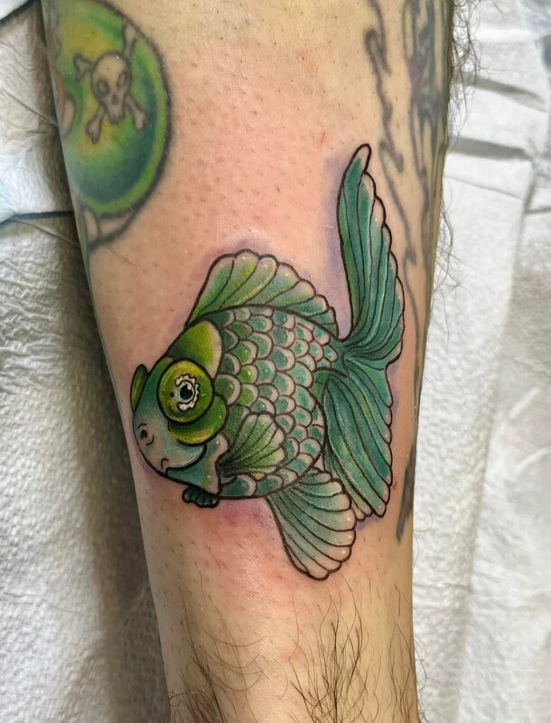 fish tattoo by bella at tantrix bodyart