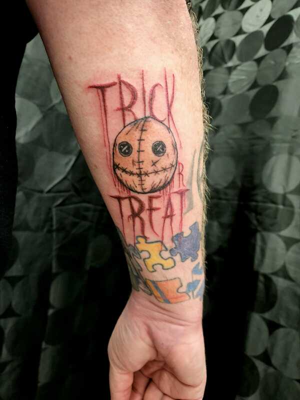 trick or treat tattoo by nicole at tantrix body art