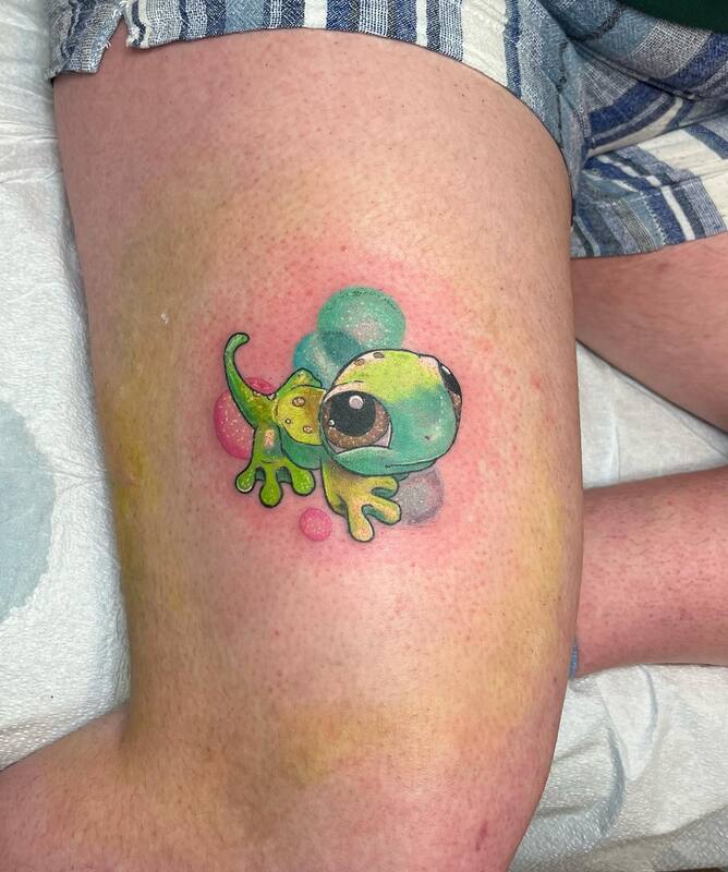 little pet shop gecko tattoo
