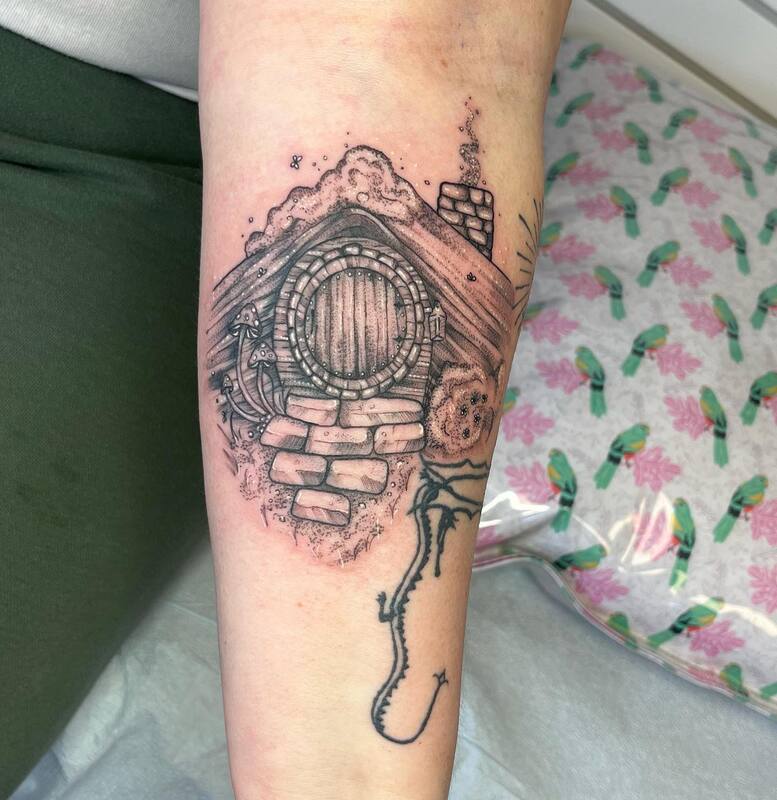 hobbit home tattoo