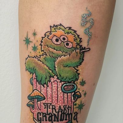 the grouch tattoo by nicole at tantrix body art